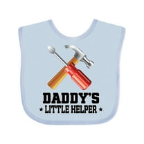 Inktastic Daddy Little Helper Tools Boys Baby Bib