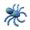 Blue, variant on Kna 3D Printed Toy With Joint Movement Realistic Articulated Animal Model For Kids And Collectors