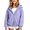 Light Violet, variant on Ruyang Girls Oversized Hoodie Sweatshirt Double Zipper Long Sleeve Sweatshirt Jacket Kids Wind Resistant Coats 4-12 Years
