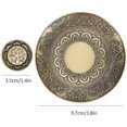 thumbnail image 3 of Quemador de incienso con forma de flor retro elegante, recolector de cenizas con soporte de incienso desmontable de 9 agujeros para salas de estar, templos, oficinas, hoteles, casas de té, 3 of 7