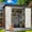 Brown, variant on 5'x3' Outdoor Storage Shed, Galvanized Metal Shed with Lockable Door & Air Vent, Weather-Resistant Shed for Backyard/Patio/Garden/Lawn, Dark Gray