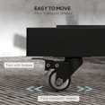 thumbnail image 2 of Soozier Olympic Weight Plate Rack with 4 Wheels, for 2" Plates and Bars, 2 of 9