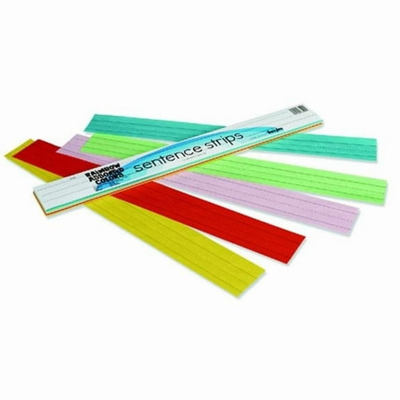 Rainbow Kraft Sentence Strips