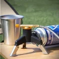 thumbnail image 3 of Adaptador para quemadores de gas: convierte botellas de gas de cartucho a conexión roscada, ideal para camping y exteriores, compacto y ligero., 3 of 6