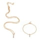 thumbnail image 1 of \ "I \" Oro De Cadena Y De Colr De Nombre De Del Alfabeto Sunnimix conjunto inicial Collar Carta pulsera, 1 of 8