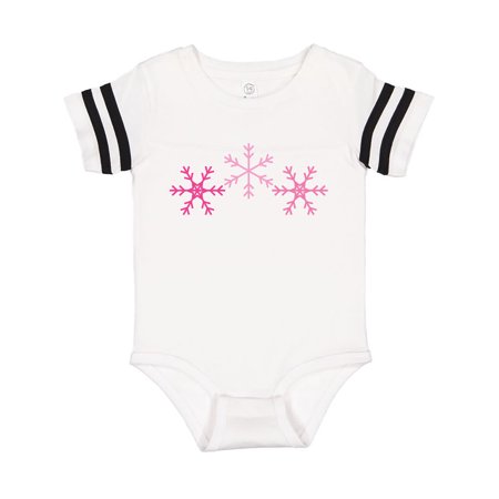 

Inktastic Pink Snowflakes Gift Baby Boy or Baby Girl Bodysuit