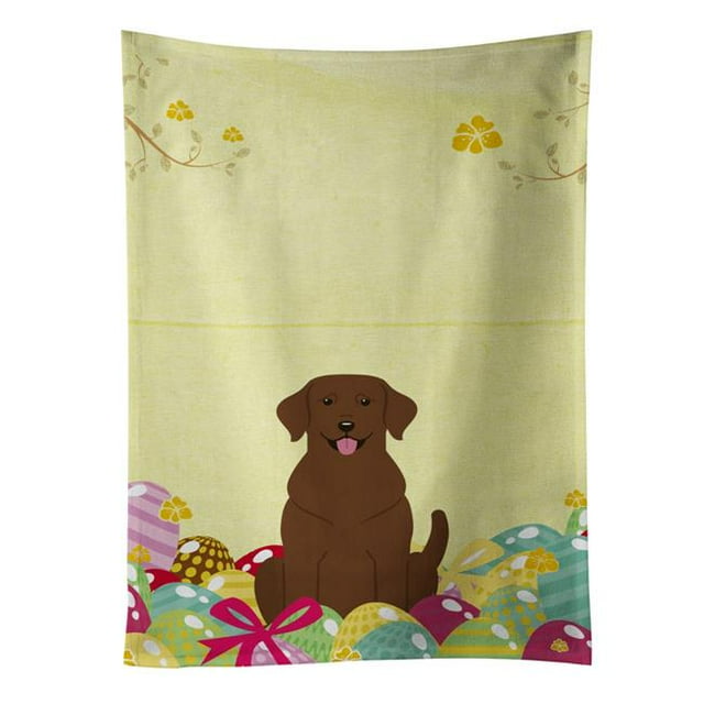Carolines Treasures BB6056KTWL Serviette de Cuisine Labrador Chocolat Ufs de Pâques