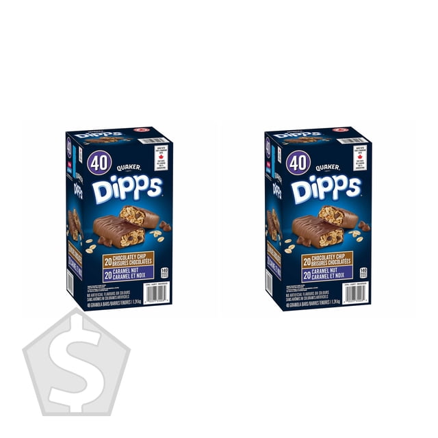 Quaker Barres Granola Dipps Assortiment - Lot de 2