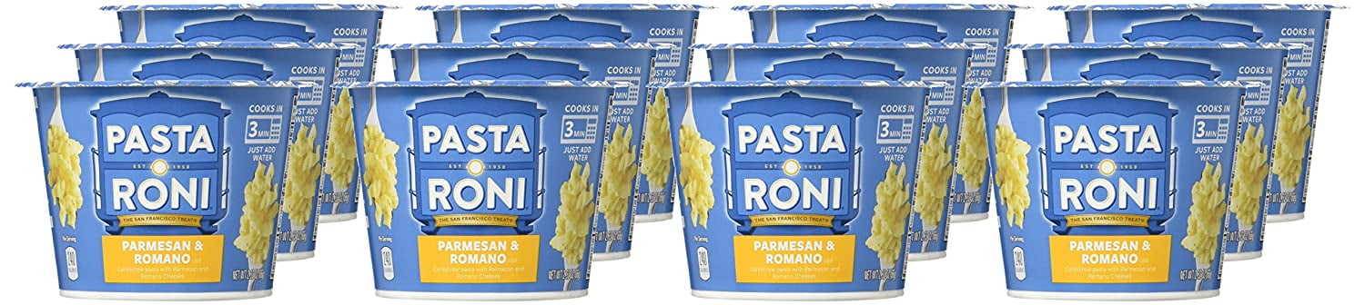 PASTA RONI Quaker Rice a Roni Cups Individual Cup, 3-Flavor Variety Pack,  2.25 Oz, 12