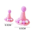 thumbnail image 5 of Pet Birthday Hat, Knitted Woolen Yarn Dog Cat Headband Headwear Cap for Party Photo Taking 1PC, 5 of 8