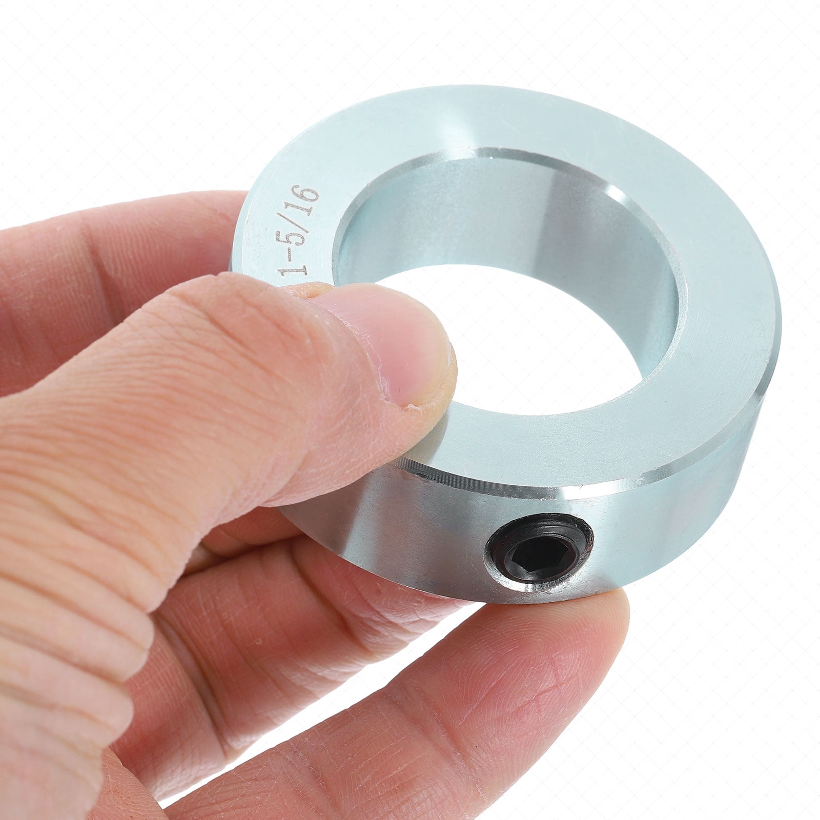 2pcs Set Screw Collars 1-5/16" Bore Carbon Steel Shaft Collars, 2-1/8" OD, 11/16" Width Lock Axle Collar Clamp