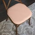 thumbnail image 6 of Sweet Home Collection Memory Foam Honeycomb Non-Slip Back 16" x 16" Chair Pad - Blush, 6 Pack, 6 of 7