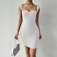thumbnail image 1 of WILLBEST Vestidos Floreados Para Mujer Vestido Midi De Satén De Verano Para Mujer, Manga Corta, Cintura Con Cómodo Y Transpirable., Elegante, Corte A, Fluido, 1 of 3