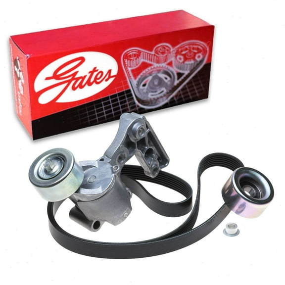 Gates Complete Serpentine Belt Drive Component Kit compatible with Toyota Sienna 3.5L V6 2011-2017