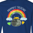 thumbnail image 4 of Inktastic Mommy's Treasure St. Patrick's Day Rainbow and Gold Long Sleeve Youth T-Shirt, 4 of 5