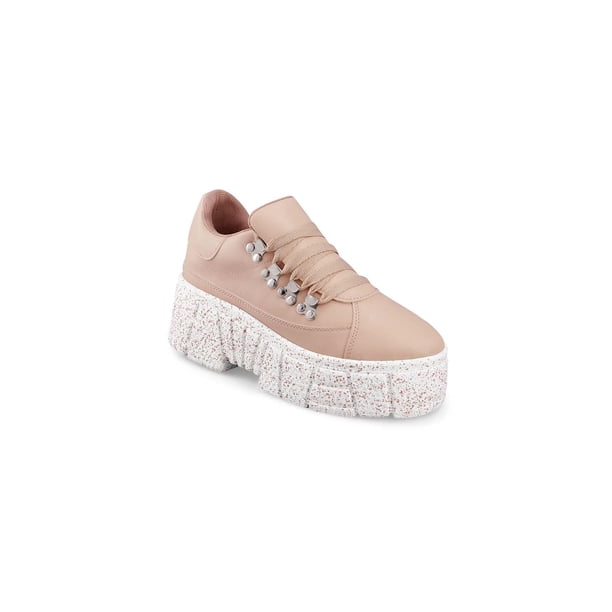 Sneakers Color Rosa Con Plataforma Multicolor 6.5Cm Mundo Terra 030482