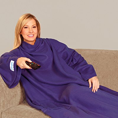 Soft Fleece Blanket with Sleeves and Pockets, - Walmart.com