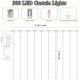 thumbnail image 5 of Cortina de luz - Guirnalda de luces de 300 LED de 3 m x 3 m, funciona con pilas y control remoto USB, 8 modos, impermeable, para Navidad, interior y exterior, ideal para ventanas, fiestas y bodas., 5 of 5