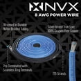 thumbnail image 2 of NVX True 8 Gauge AWG 100% OFC Amplifier Wiring Kit Without RCA Cable - XAPK8, 2 of 13