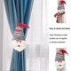 thumbnail image 2 of Set of 2 Christmas Curtain Buckles Santa Claus Snowman Xmas Tiebacks Fastener Buckle Clamp Window Decoration Xmas Ornament Home Holiday Decor, 2 of 3