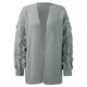 thumbnail image 2 of Gibobby Cárdigan de manga larga Chaqueta de punto con botones y parte delantera abierta para mujer de manga larga con bolsillos(Gris,XG), 2 of 5