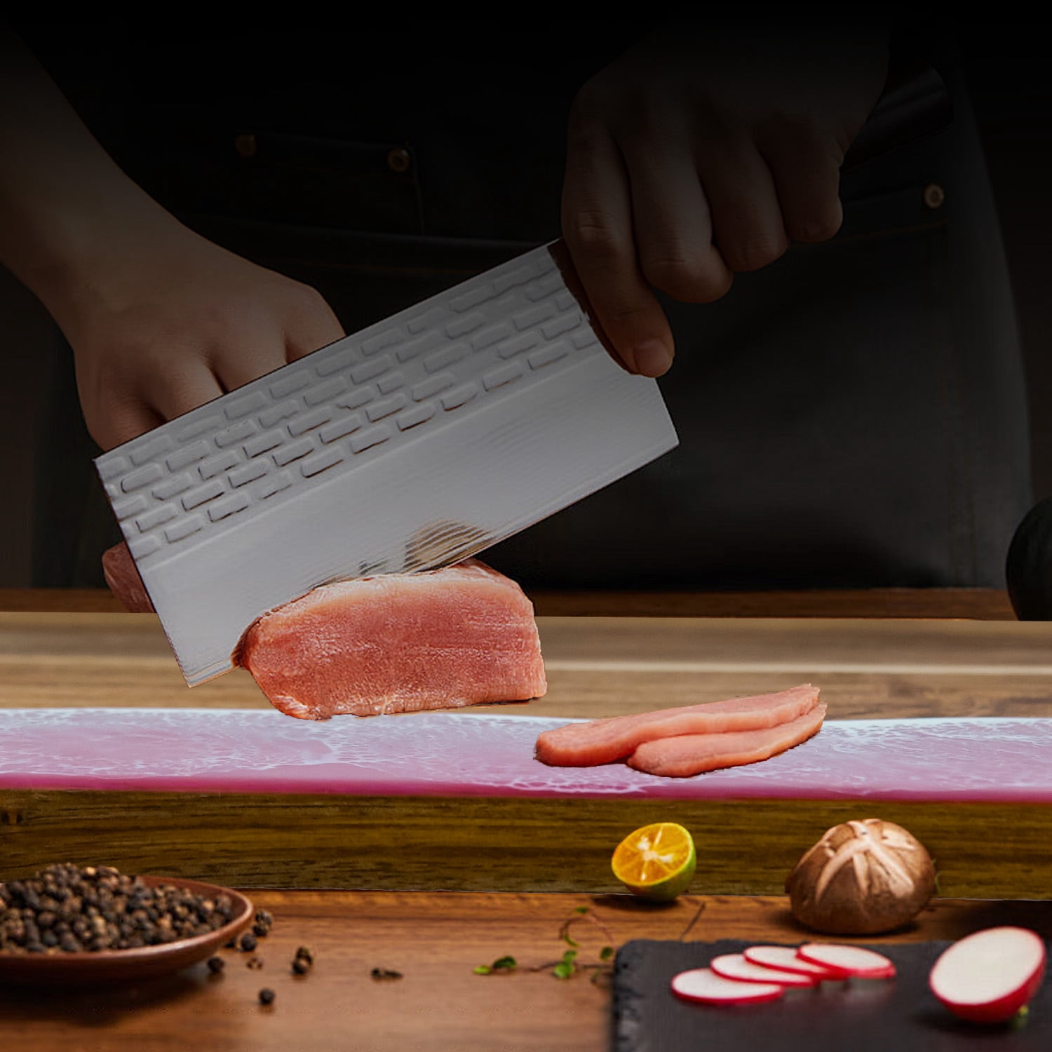 GZCMXH Wooden for Meat, Vegetables, and Fruits Cutting Board