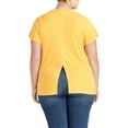 thumbnail image 2 of Rachel Roy Womens Plus Crewneck Short Sleeve T-Shirt, 2 of 2