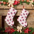 thumbnail image 6 of KLL Hand Drawn Strawberry for 18" Christmas Stocking Snowman Xmas Stocking Holiday Christmas Decoration Gifts for Family Kids, 6 of 8