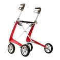 thumbnail image 2 of Andador ultraligero de carbono byACRE con bolsa organizadora, rojo, con riel regular, 2 of 5