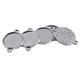 thumbnail image 4 of 100 Piezas de Plata Antigua forma forma forma en Bisel Colgante Bandejas Base Cabujón Configuración Bandejas Colgante Espacios en ( perfecl Joyas de cabujón en blanco, 4 of 8