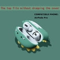 thumbnail image 2 of 2pcs Green Dinosaur Airpods Pro Case Cover Silicone Protective Case Cover Compatible For Airpods Pro, Pretty And Cute Case, 3d Design Case Cover, 2 of 5
