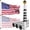 Silver - 20FT, variant on 20ft Telescopic Pole - Extra Thick Outdoor Telescoping Poles with 3x5 for Residential or Commercial,