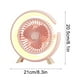 thumbnail image 3 of LED Cozy Light Small Fan Silent Desktop Desktop Five-speed Built-in Fresh Photo Fan, 3 of 9