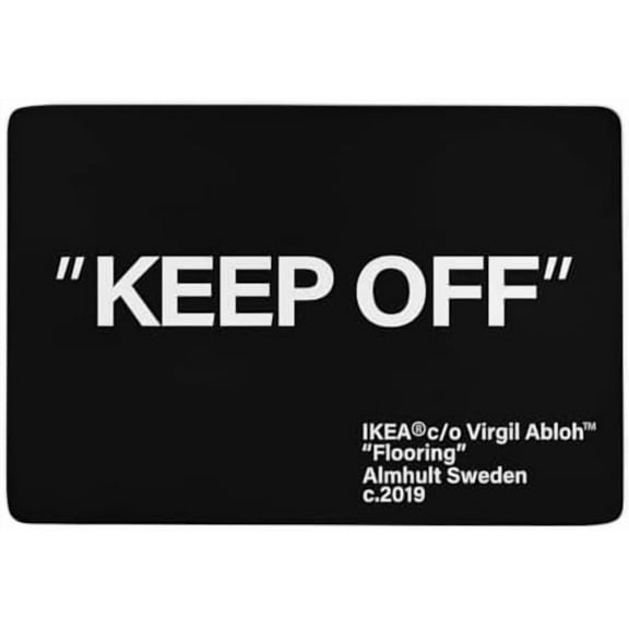 Keep Off Rug Modern Floor Mat|Cozy Home Decor Carpet|Non-Slip Area Rug for Living Room,Bedroom,or Entryway (Keep-Off, 3.28X4.92FT 60x39inch)