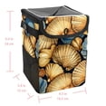 thumbnail image 5 of Shell Foldable Mini Trash Can with Lid - Leak-Proof Car Garbage Can for Hanging Storage Bag, 5 of 6