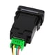 thumbnail image 2 of 5 Pin Car Rocker Push Switch Luz trasera 12V Interruptor de palanca de luz LED de encendido/apagado para Toyota Landcruiser Hilux Prado FJ palanca interruptores de Spptty decoración del coche, 2 of 7