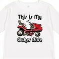 thumbnail image 4 of Inktastic Mower My Other Ride Boys or Girls Long Sleeve Toddler T-Shirt, 4 of 5