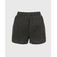 thumbnail image 4 of French Terry Sleep Short in Charcoal Heather, 4 of 4