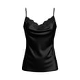 thumbnail image 5 of Antinious Ladies V-Neck Camisole Adjustable Lace Splice Breathable Tank Tops, 5 of 5