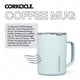 thumbnail image 2 of Taza de café Corkcicle con triple aislamiento, 470 ml, azul claro, 2 of 8