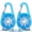 Blue, variant on Dog Collar Light, 2 Pack Clip on Light Up Dog Collars, Rechargeable LED Pet Collar Light for Nighttime Clip on, IP68 Waterproof Pet Walking Accessories(Blue)