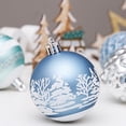 thumbnail image 4 of Bola de Navidad de 6 cm/2,36 pulgadas, 30 piezas de adornos para árboles de Navidad, decoraciones para árboles de Navidad de plástico inastillable, adornos de bolas de Navidad, colgantes para colgar,, 4 of 5