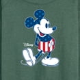 thumbnail image 3 of Disney - Americana - Mickey Flag Pattern - Women's Lightweight French Terry Long Sleeve Shirt, 3 of 5