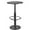 Black, variant on Minimalist High Pub Table 41.3inch Tall Bar Table Modern Patio Table for Backyard Retro Dinner Table in Home Kitchen Metal Display Stand