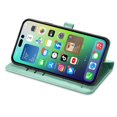 thumbnail image 2 of Funda Cartera FOXDOCK para iPhone 14 Plus , Flip PU con Relieve de Gatos y Perros, Tarjetero y Soporte, 2 of 6