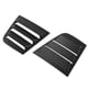 thumbnail image 5 of Rejilla De Ventana Lateral, Cubierta De Parasoles De Ventilación De Aire, 2 Uds., Reemplazo De ABS Ligero Resistente Al Desgaste Para Dodge Charger 2011-2021 Para Coche ANGGREK Negro, 5 of 8