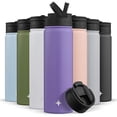 thumbnail image 1 of ?JoyJolt botella de agua triple aislada con tapa de paja Y JoyJolt  JoyJolt, 1 of 2