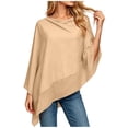 thumbnail image 2 of Cxenplz Womens Sheer Poncho Tops Lightweight Pullover Shawls Wraps Mesh Shrug Bolero Swimsuit Cover Up Summer Beachwear, 2 of 5