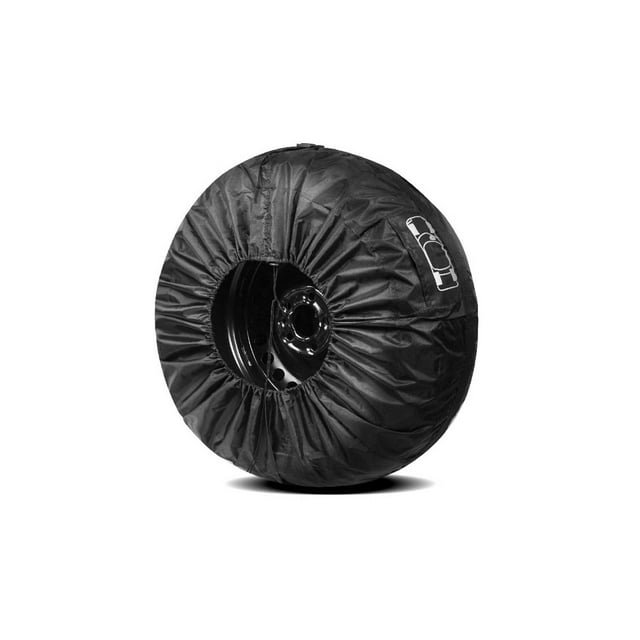 Tire Cover for Automobile Spare Tire - Waterproof & Powder-proof, Flexible Design, Sun-proof & Anti-aging, Includes Convenient Tool Bag, Suitable for Snow Tire Storage, Available in Multiple Sizes