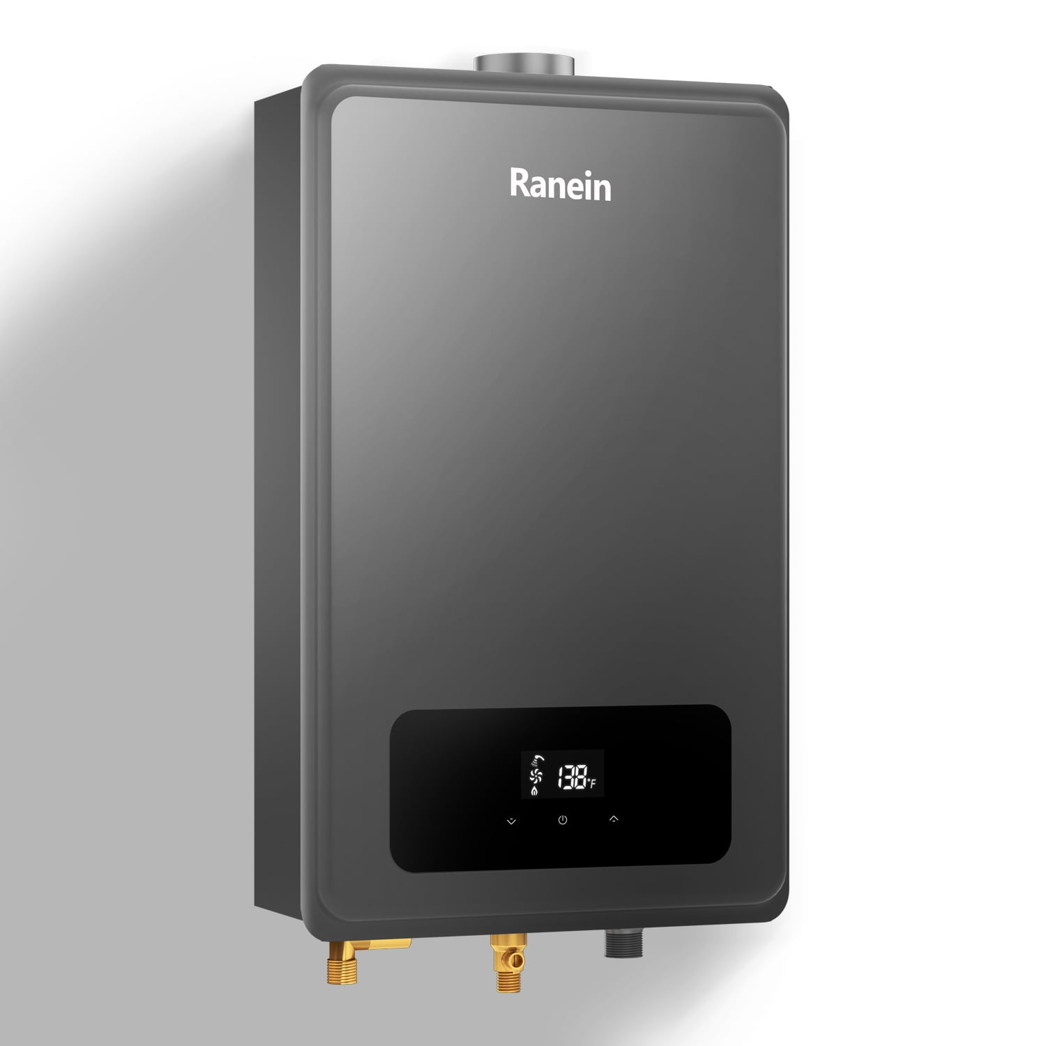 Ranein Natural Gas Tankless Water Heater, Indoor Max 5.3 GPM, 130,000 BTU Instant Hot Water Heater